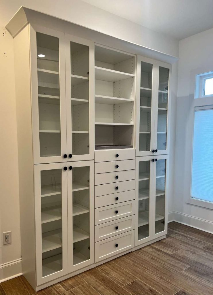 Glass Cabinets and Jewelry Tray Drawers min