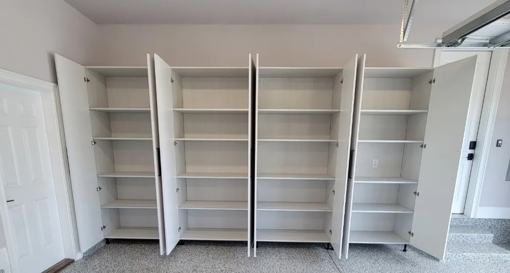 Garage Storage Cabinets with Shelf Stiffners min