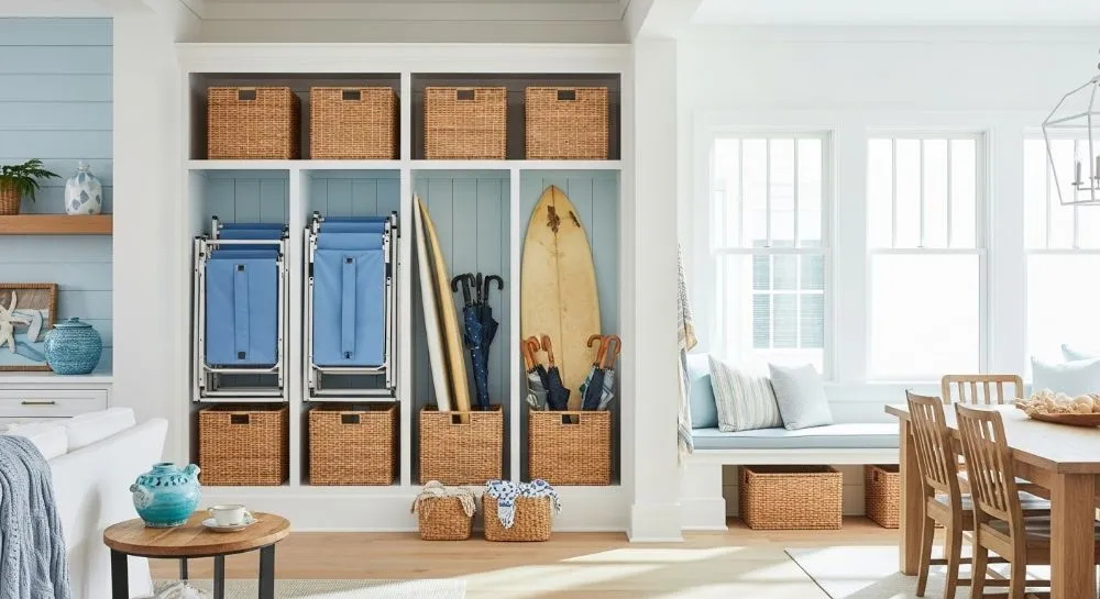 Seasonal storage solutions for Pawleys Island homeowners coastal gear.